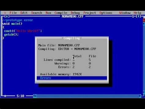 C/C++ tutorials for beginners on Turbo C++ Tutorial 17 : What is a ...