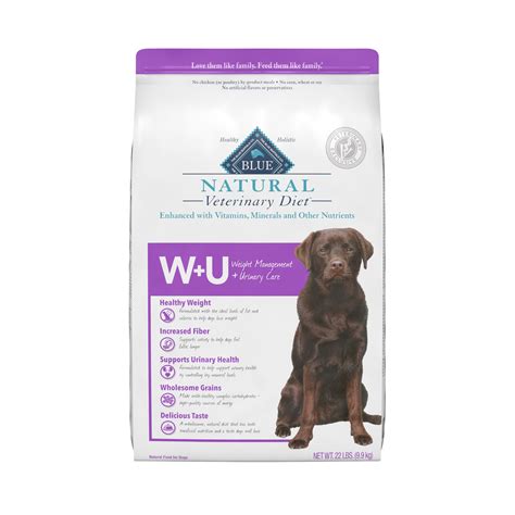 Blue Buffalo W+U Chicken Weight & Urinary Care Dog Food 22 lbs