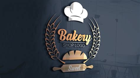 How to Create Bakery logo design illustrator||Food logo design||Food shop logo||Rasheed RGD ...