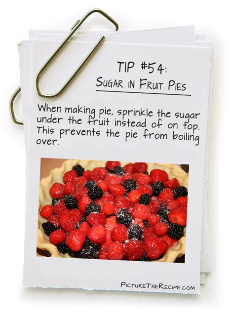 Sugar In Fruit Pies | Picture the Recipe