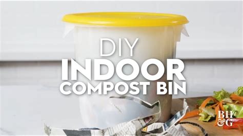 DIY Indoor Compost Bin | Made By Me Garden | Better Homes & Gardens - YouTube