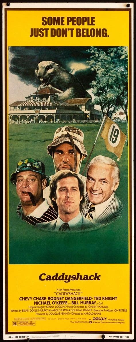 Caddyshack (1980) | Movie posters, Caddyshack movie, Comedy movies