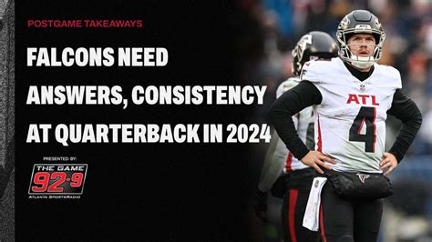 McElhaney: The Falcons need answers, consistency at quarterback in new year