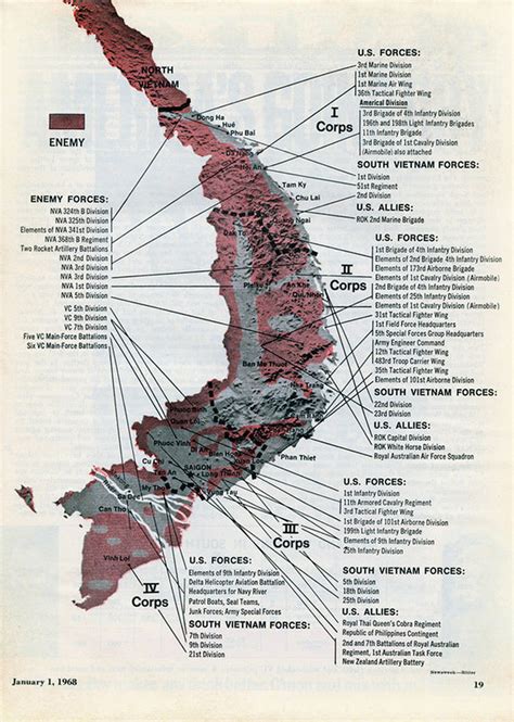 Vietnam war map (01-01-1968) | manhhai | Flickr