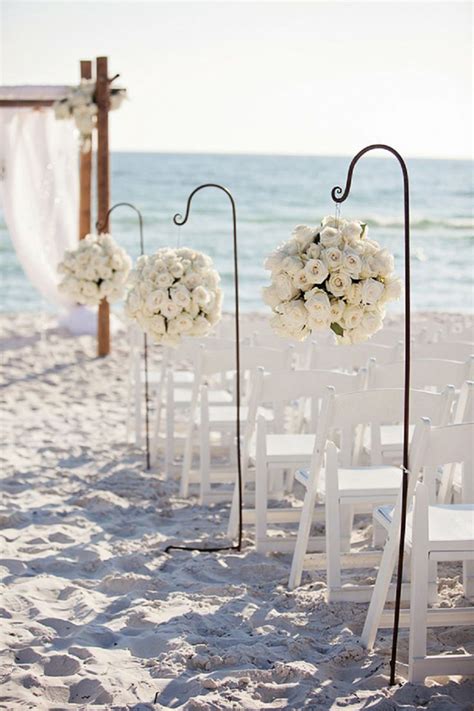 15 Romantic And Simple Beach Wedding Ideas | Home Design And Interior