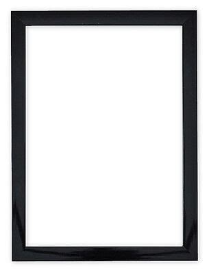 Black Gloss Photo Frame Picture Frame Poster Frames Black Gloss High ...