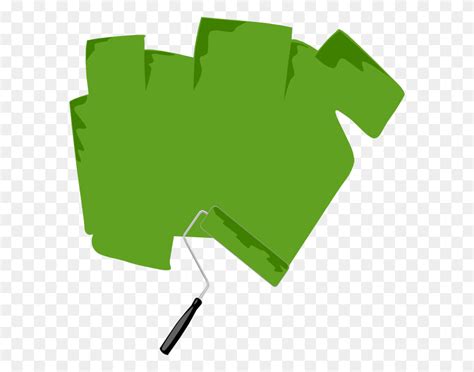 Paint Roller Green Clip Art - Paint Roller PNG - FlyClipart