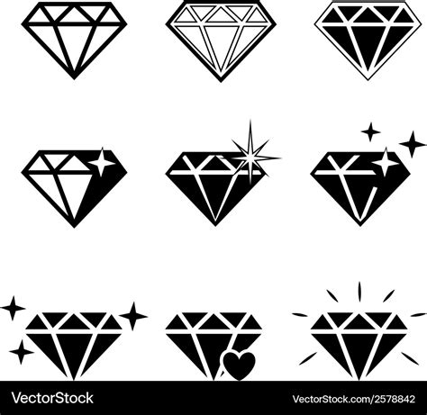 Diamond Royalty Free Vector Image - VectorStock