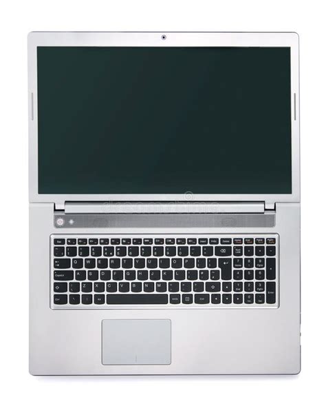 Open Laptop On White Background Stock Photo - Image: 47909856