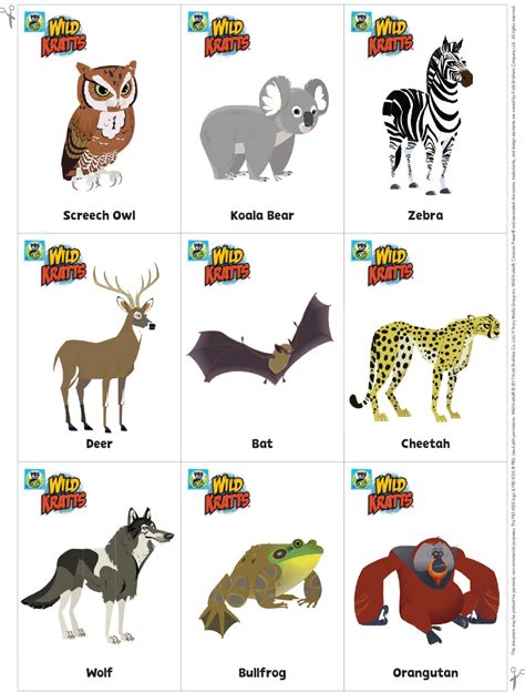 Go Wild Card Game | Kids Coloring Pages | PBS KIDS for Parents | Wild kratts birthday, Wild ...