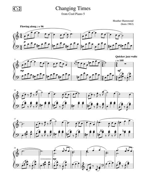 Grade 5 Piano Abrsm 2021-2022 Changing Times Sheet music for Piano (Solo) | Musescore.com