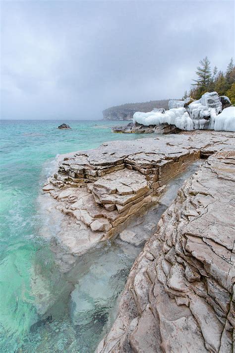 Winter in Bruce Peninsula Photograph by Mike Markov