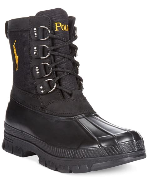 Polo Ralph Lauren Crestwick Boots in Black for Men - Lyst