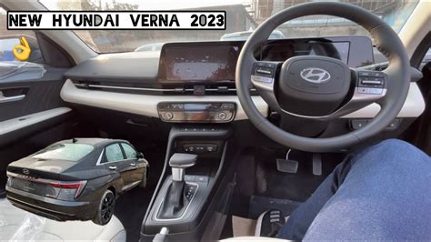 New Hyundai Verna 2023 🔥 Dil Khush kar diya Hyundai - 1.5L Turbo ♥️ First Look at its Interiors ...