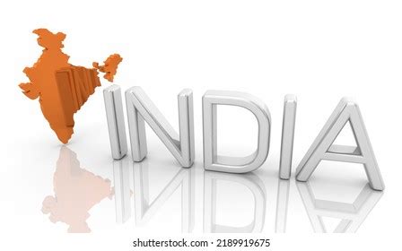 India Country Word Orange Map Cutout Stock Illustration 2189919675 | Shutterstock