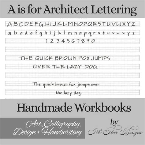 Architectural Lettering Practice Worksheets - Printable Calendars AT A GLANCE