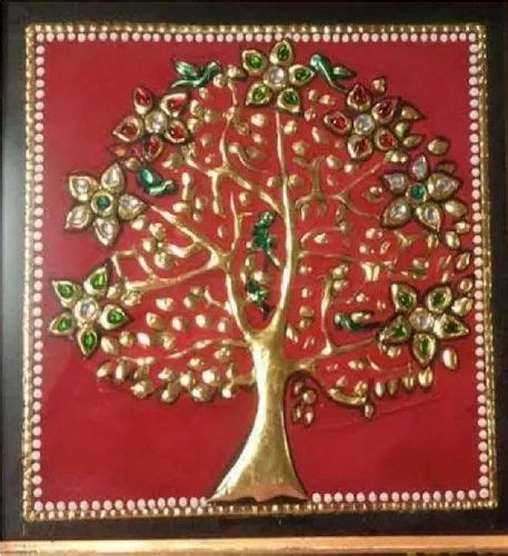 Kalpavriksha Tree Tanjore Painting, Size: 11 X 13 Inch at Rs 400 in ...