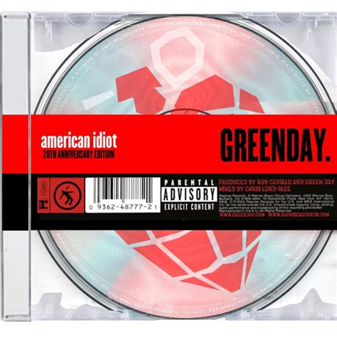 American Idiot (20th Anniversary ETD.) [CD Concept] : r/greenday