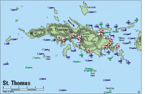 St Thomas Dive Sites - St Thomas Scuba Diving