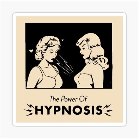 "The power of hypnosis funny" Sticker for Sale by tribaltattoo | Redbubble