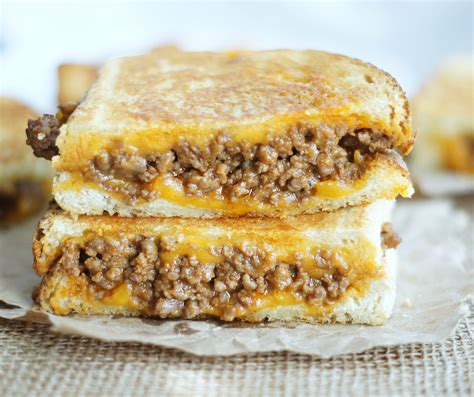 Sloppy Joe Grilled Cheese Sandwiches – 5 Boys Baker