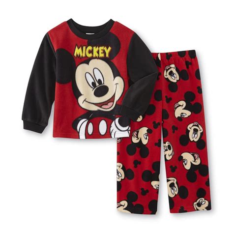 Disney Junior Mickey Mouse Infant Toddler Boys Fleece Pajamas 2 Pieces ...