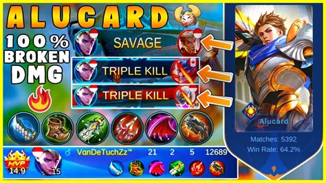 Alucard Savage Build | Alucard Best Build 2020 | Top 1 Global Alucard | Mobile legends - YouTube