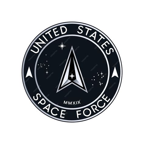 Premium Vector | Vector logo and seal of the United States Space Force USSF