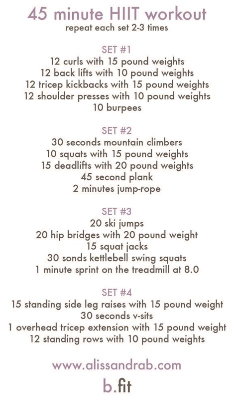 45 Min Hiit Workouts