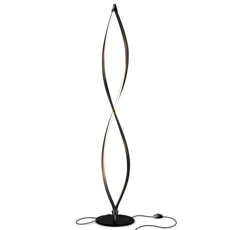 Buy Brightech Twist Floor Lamp, Bright Tall Lamp for Offices, Modern LED Spiral Lamp for Living ...