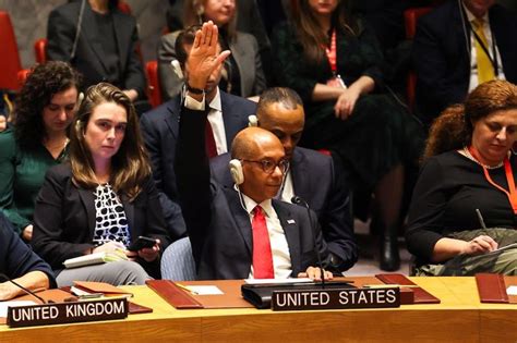 US vetoes UN security council call for ceasefire of Israel war in Gaza ...