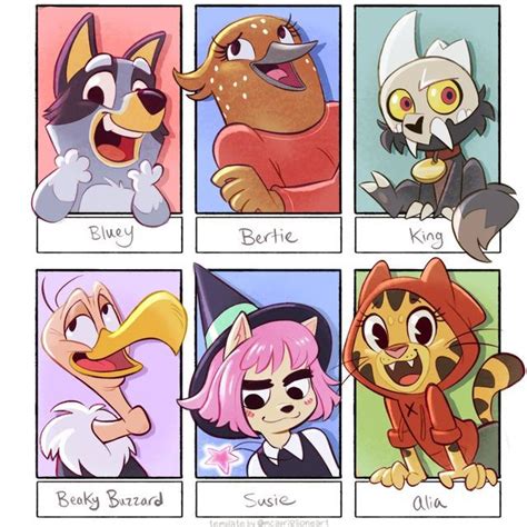 Cartoon Animal Characters Fanart