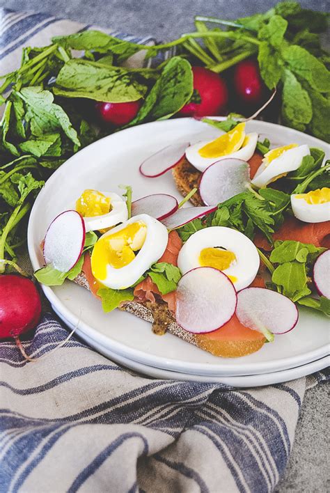 Egg and Cured Salmon Sandwiches - The Charming Detroiter