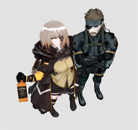 [OC] M16 and Big boss (commission) : r/girlsfrontline