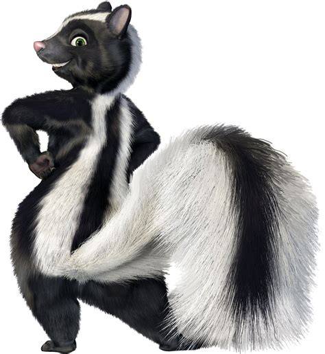 Over the Hedge DreamWorks Animation Film - skunk png download - 1056*1148 - Free Transparent ...