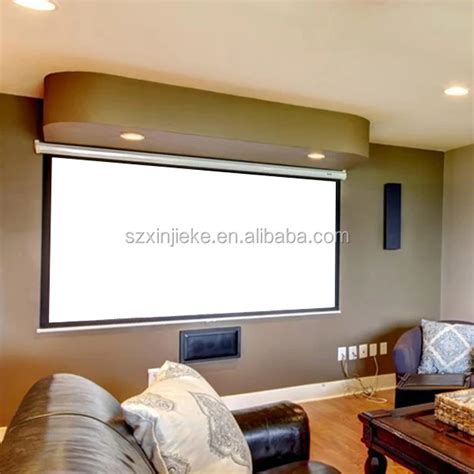 Ceiling Hanging Overhead Projector Screen/ Manual Projector Screen ...