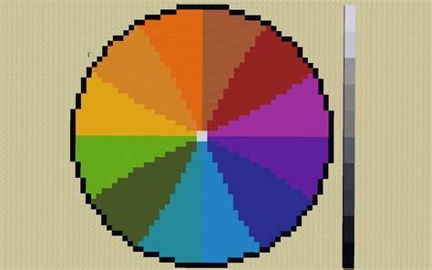 Basic Minecraft Color Wheel : r/Minecraft