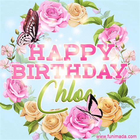 Happy Birthday Chloe GIFs - Download on Funimada.com