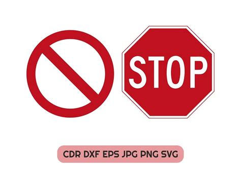 Stop Sign Svg Cutting Files Instant Download Traffic Sign - Etsy Australia