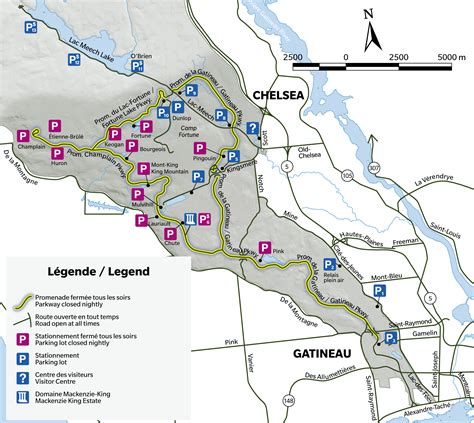 Gatineau Park’s Parkways Closed Overnight - National Capital Commission