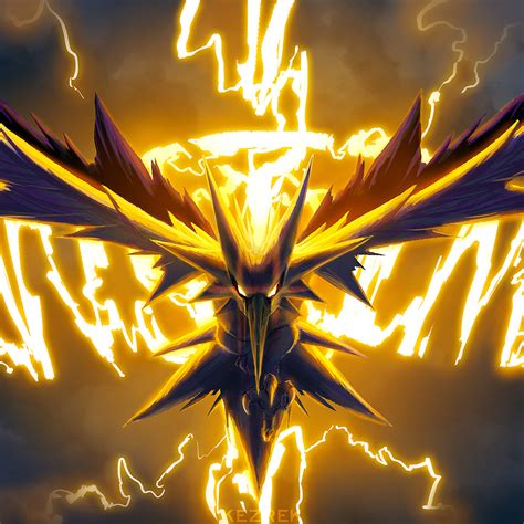 2048x2048 Zapdos Pokemon Go Art Ipad Air HD 4k Wallpapers, Images ...