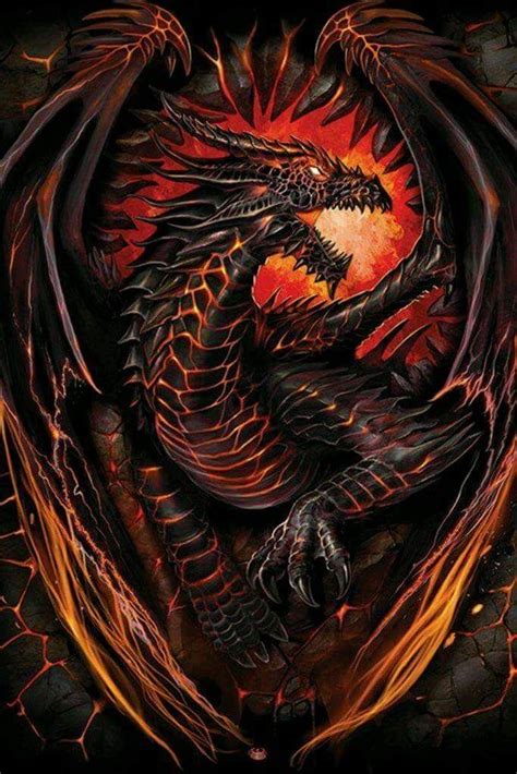 Lava Dragon | Dragon pictures, Dragon artwork, Fairy dragon