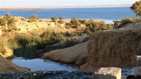 Fayoum oasis. | Egypt, Lower lake, Largest waterfall