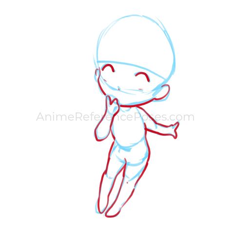 Anime Chibi Poses - Free Drawing Reference