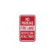 Shop for No Parking, Fire Lane Keep Clear Aluminum Sign (Diamond Reflective) | BannerBuzz