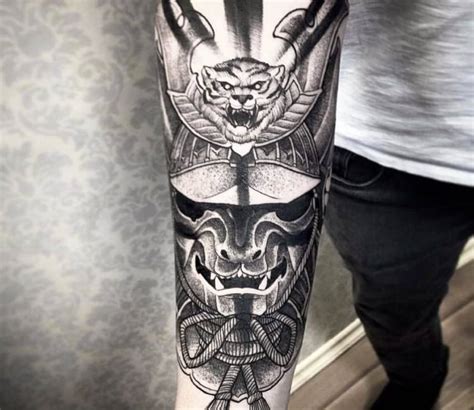 Samurai Face tattoo by Fredao Oliveira | Post 14475