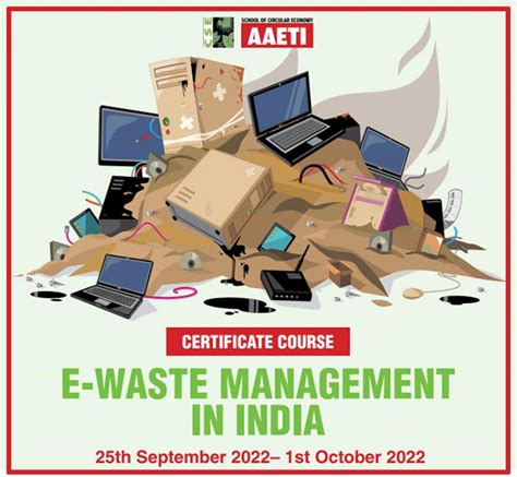 Online Certificate Course E-Waste Management in India