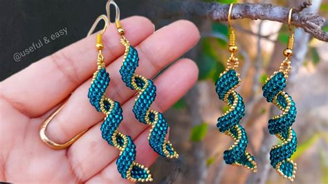 YouTube | Beaded earrings diy, Diy beaded earrings tutorial, Beaded earrings tutorials