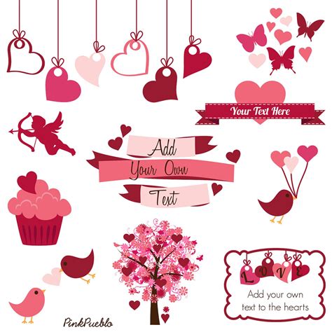 Valentines Day Clip Art Clipart Valentine Clip Art Clipart | Etsy