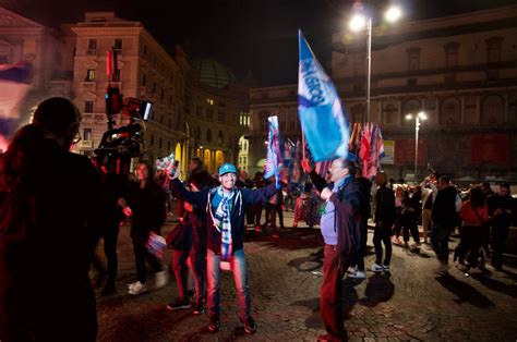 Photos: Napoli fans celebrate Italian football league title | Football ...